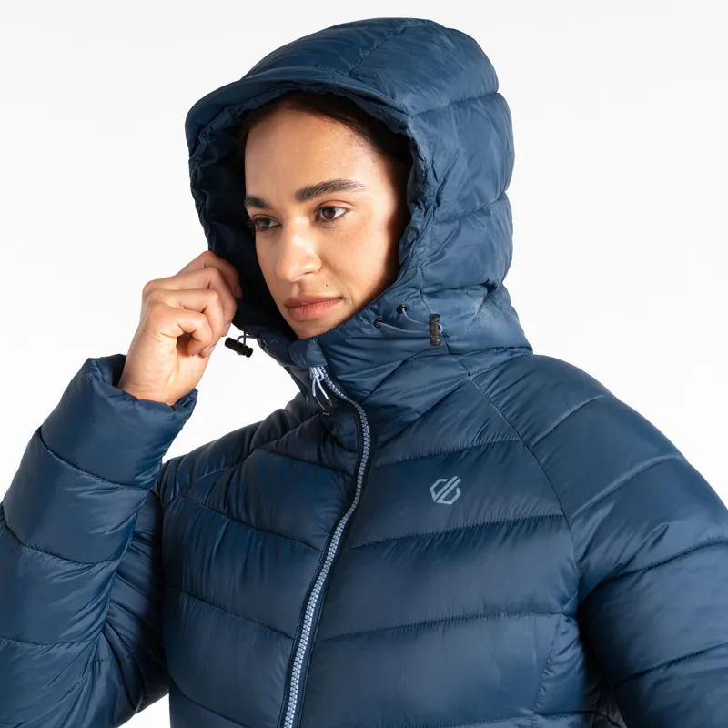 Dare2b Women's Torrek Mountain Baffled Jacket in Moonlight Denim-3