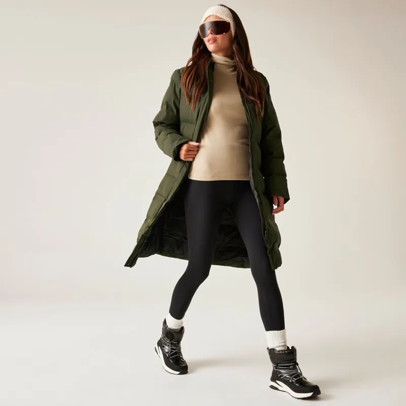 Dare2b Women's Wander Padded Jacket in Dark Khaki-2