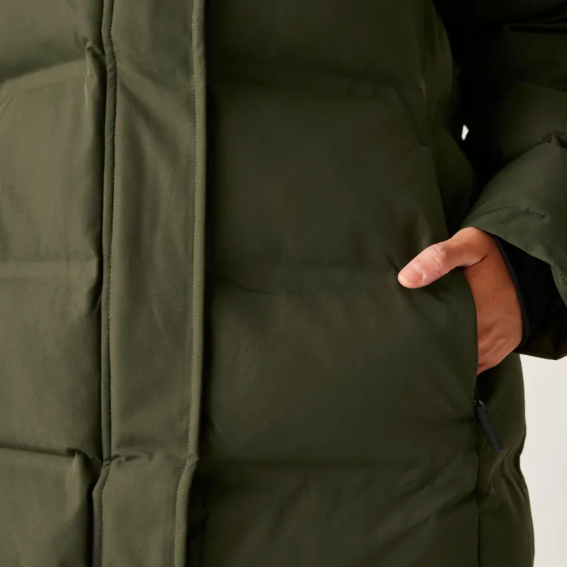 Dare2b Women's Wander Padded Jacket in Dark Khaki-6