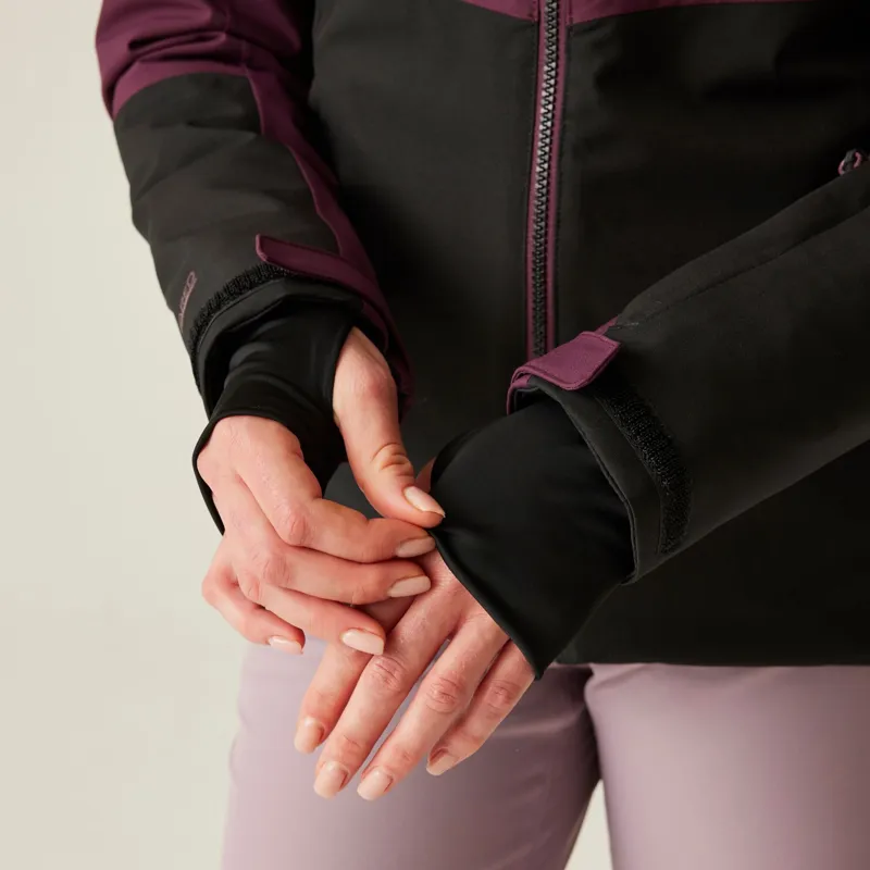 Dare2b Women's Flurry II Waterproof Ski Jacket in Fig/Black-7