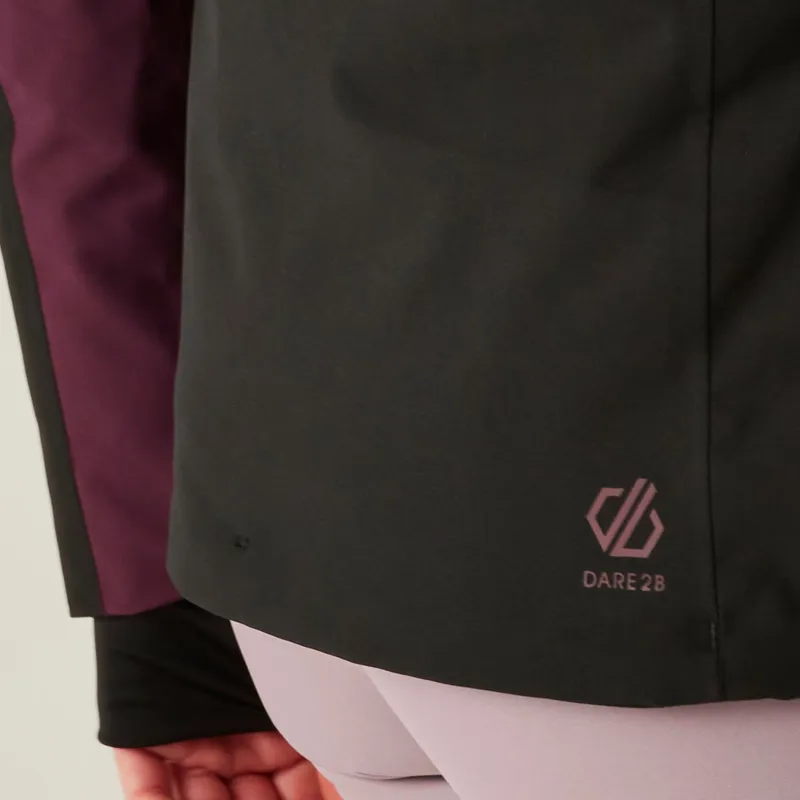 Dare2b Women's Flurry II Waterproof Ski Jacket in Fig/Black-8