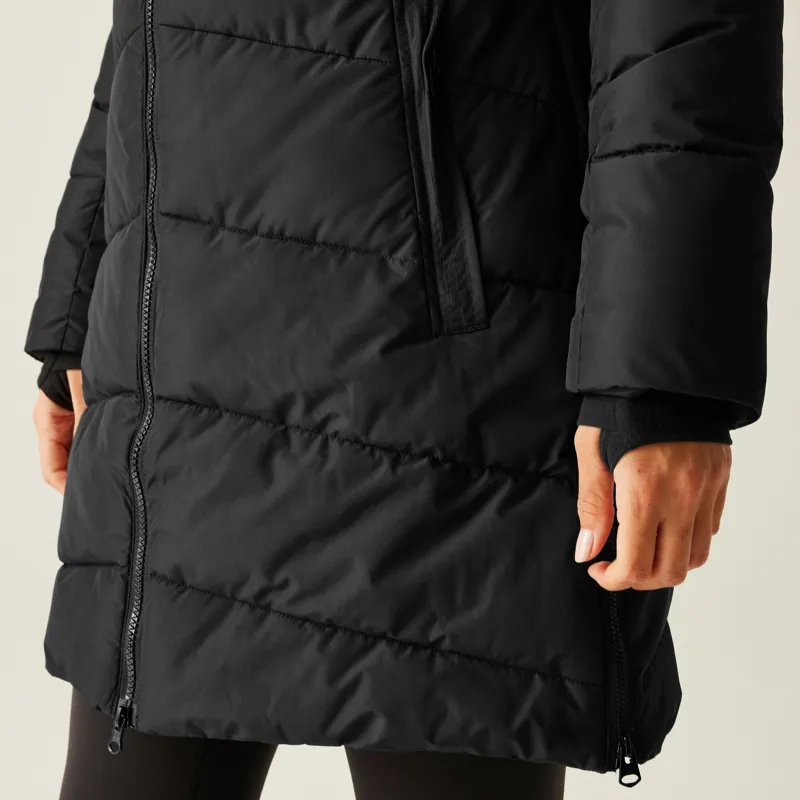 Dare2b Women's Striking V Jacket in Black-9