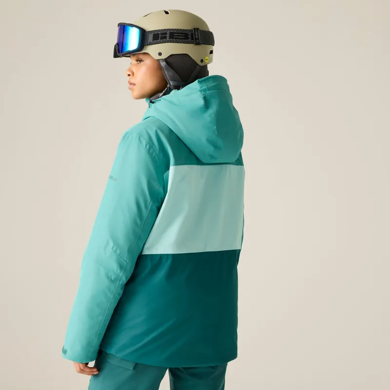 Dare2b Women's Powder Jacket in Teal/Mediterranea-4