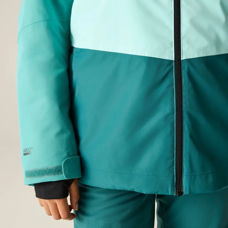 Dare2b Women's Powder Jacket in Teal/Mediterranea-9