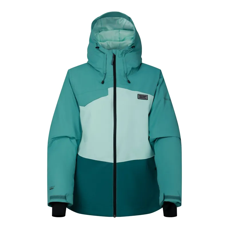 Dare2b Women's Powder Jacket in Teal/Mediterranea