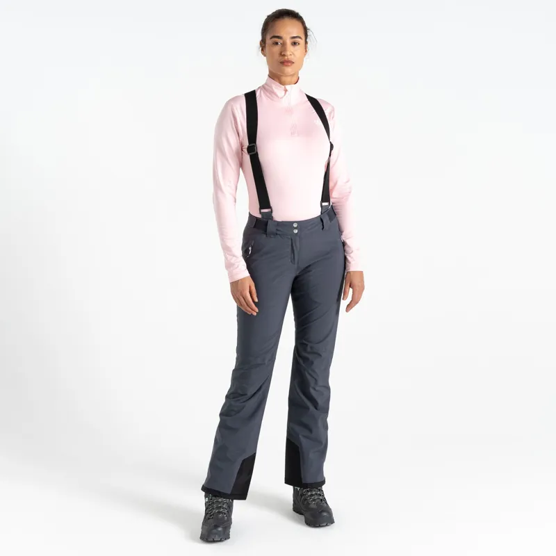 Dare2b Women's Diminish Waterproof Insulated Pants in Ebony Grey-2