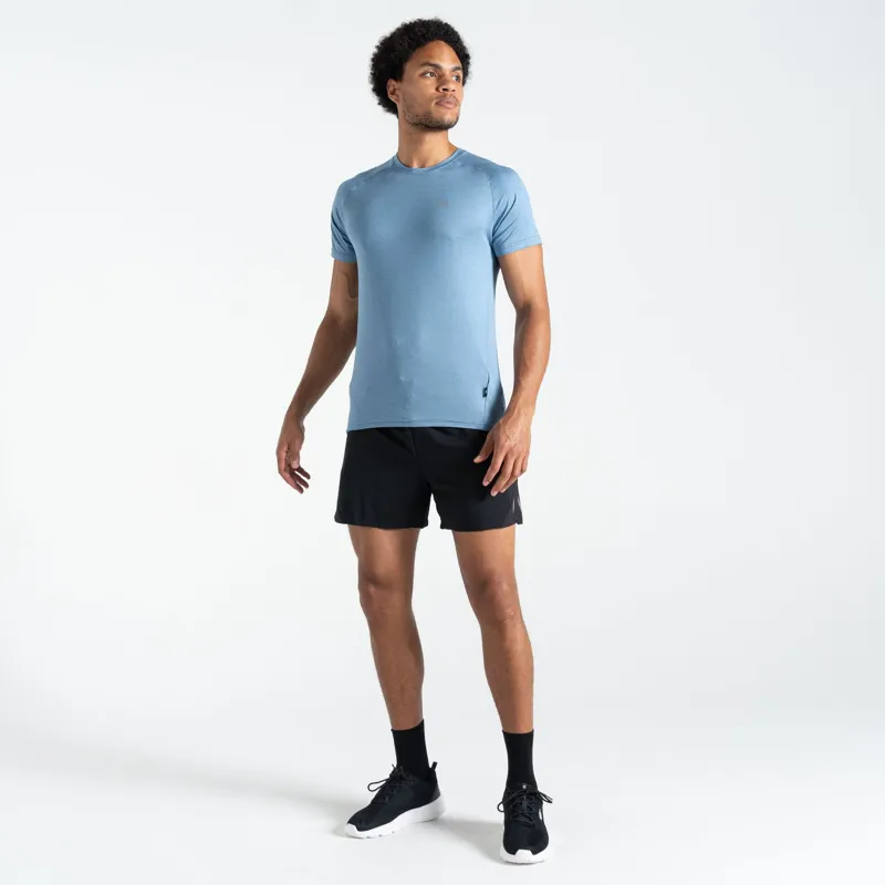 Dare2b Men's Persist T-Shirt in Coronet Blue Marl-8