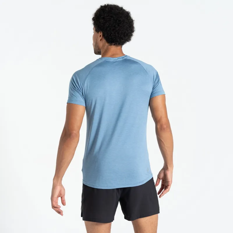 Dare2b Men's Persist T-Shirt in Coronet Blue Marl-4