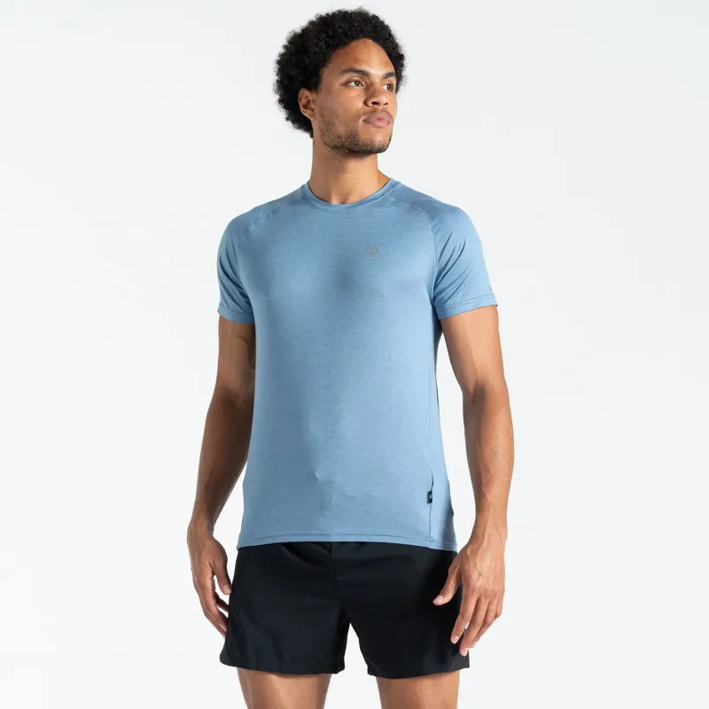 Dare2b Men's Persist T-Shirt in Coronet Blue Marl-3