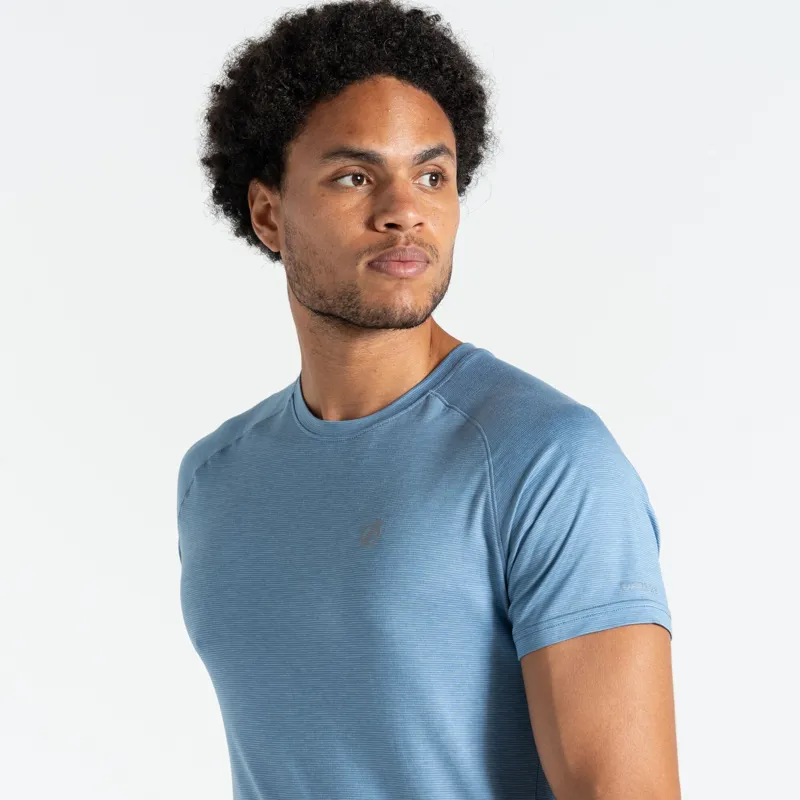 Dare2b Men's Persist T-Shirt in Coronet Blue Marl-6