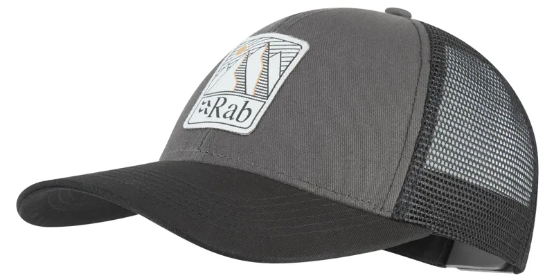 Rab Dihedral Badge Cap in Graphene/Beluga