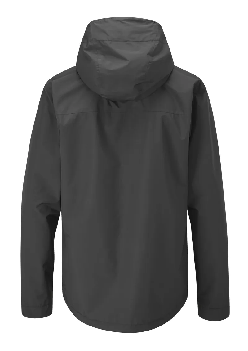 Rab Men's Downpour Eco Waterproof Jacket in Black-1
