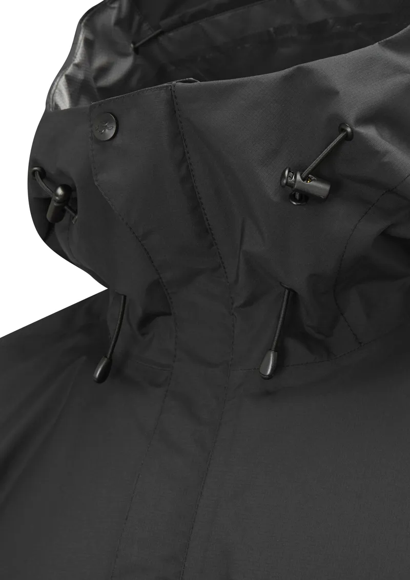 Rab Men's Downpour Eco Waterproof Jacket in Black-5