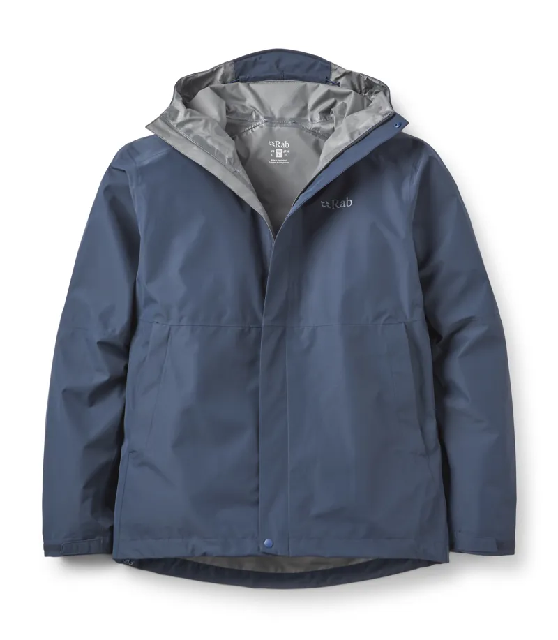 Rab Men's Downpour Jacket in Galaxy Blue