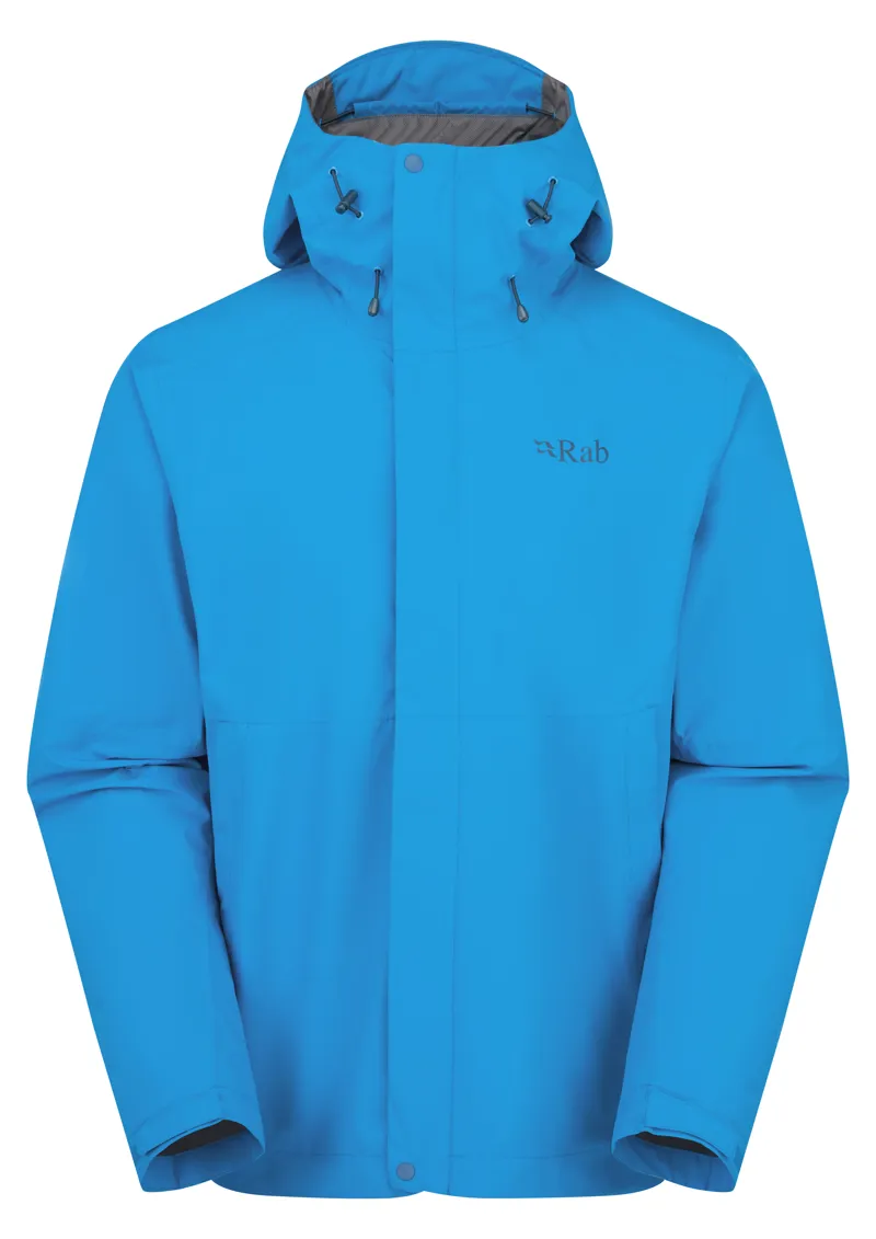 Rab Men's Downpour Jacket in Maya Blue