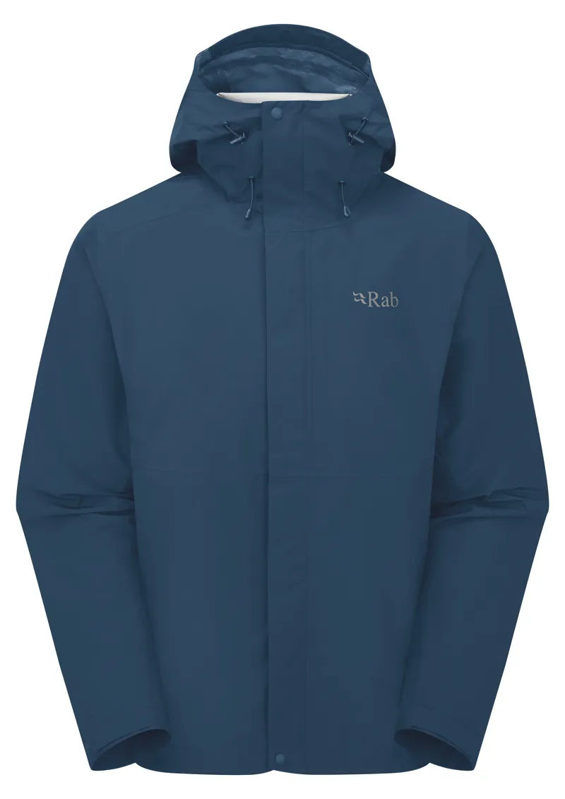 Rab Men's Downpour Jacket in Tempest Blue