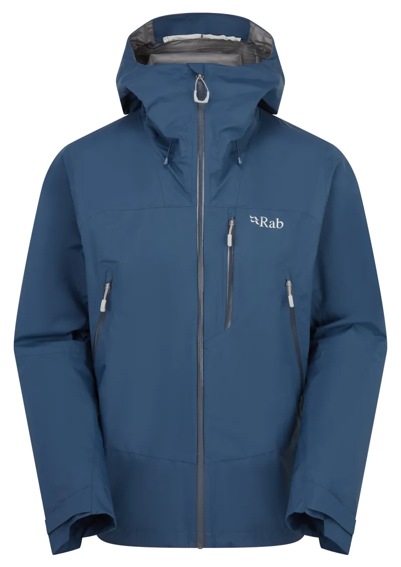 Rab Men's Downpour Mountain Jacket in Tempest Blue
