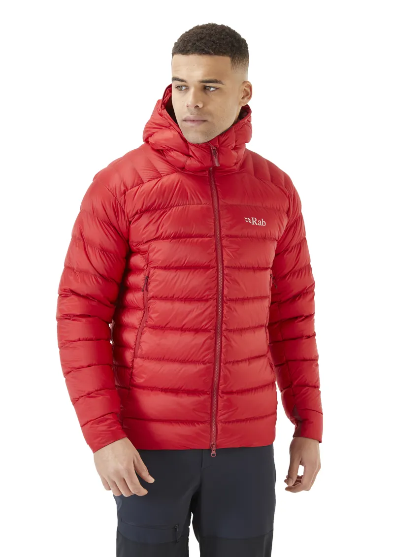 Rab Electron Pro Mens Jacket in Ascent Red-2