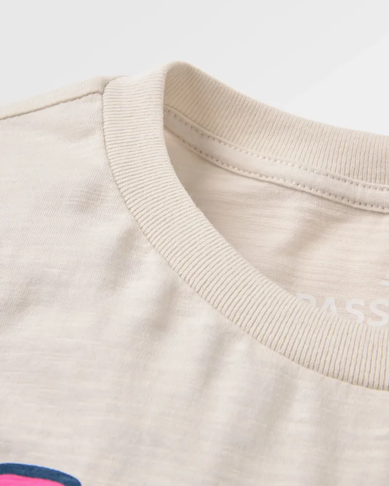 Passenger Women's Endless Horizons Recycled Cotton T-Shirt in White Sand-3