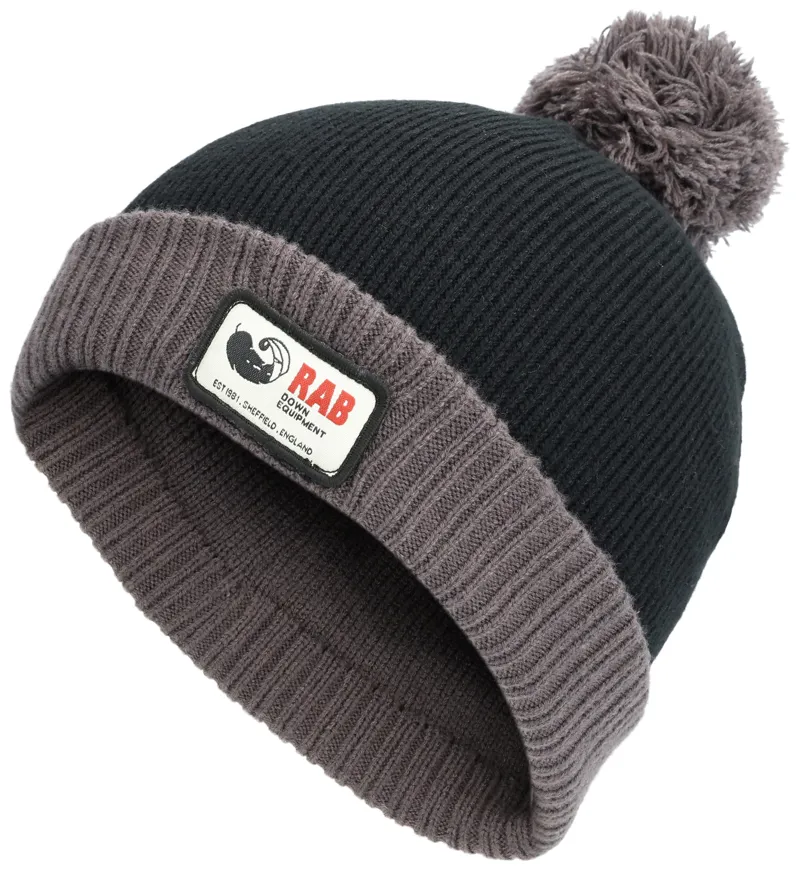Rab Adult Essential Bobble Hat in Black