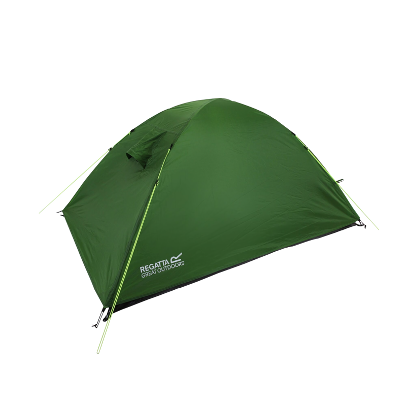 Regatta Evogreen 3 Man Dome Tent  in Alpine Green/Greener Pastures -2