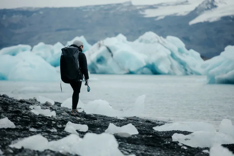 Osprey Transporter Waterproof Duffel 100L in Tunnel Vision Grey -4