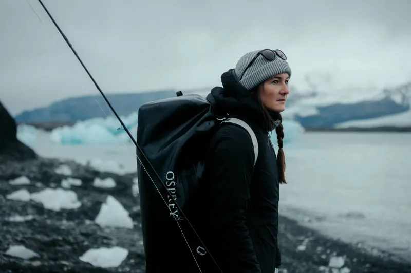 Osprey Transporter Waterproof Duffel 100L in Tunnel Vision Grey -3