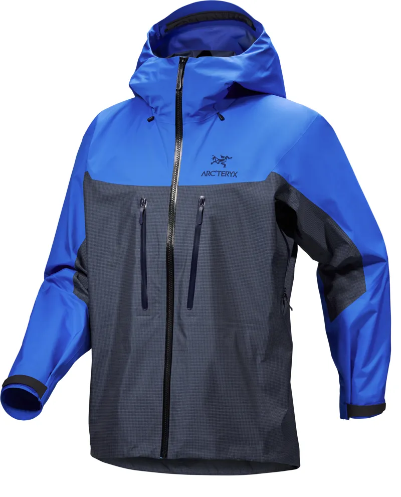 Arc teryx Men s Alpha Jacket in Light Vitality Black Sapphire