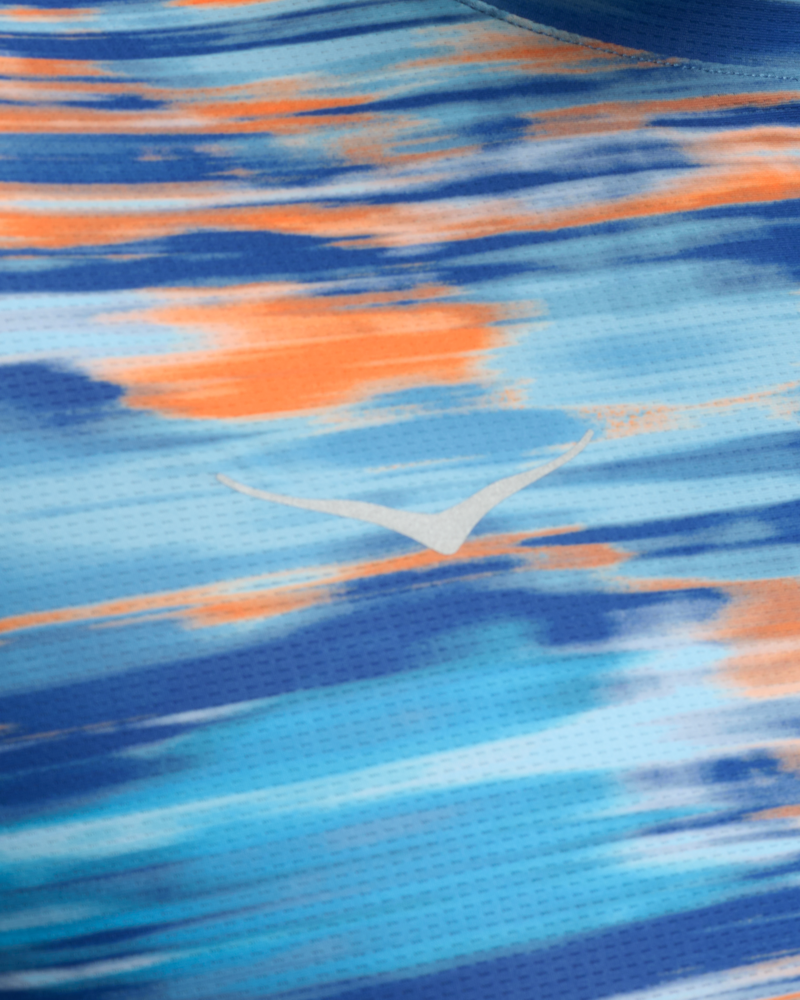 Hoka Men's Airolite 2.0 Tee in Blue Blurr-3