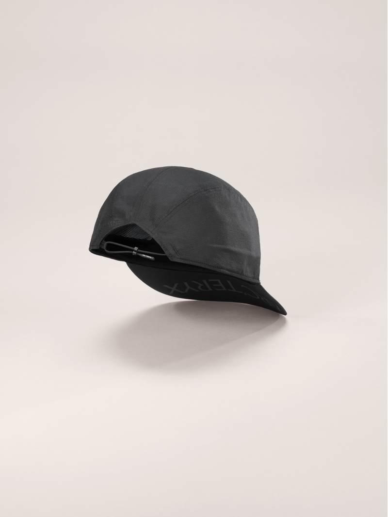 Arc'teryx Aerios 5 Panel Cap in Black/Arctic Silk-1