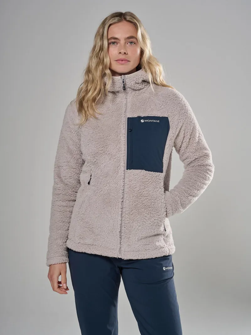 Montane Women's Caldus XT Hoodie 2.0 in Oyster-1