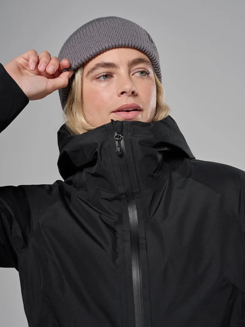 Montane Women's Spirit Long Insulated Jacket in Black-6