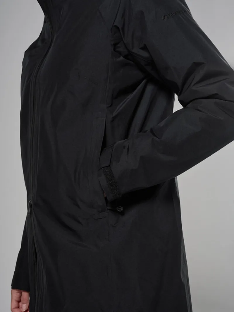Montane Women's Spirit Long Insulated Jacket in Black-8