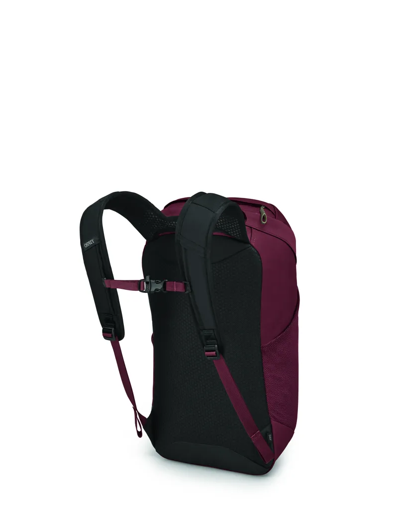 Osprey Farpoint Fairview Travel Daypack in Zircon Red-2
