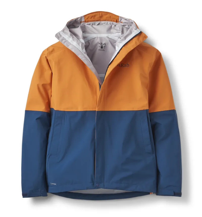 Rab Men's Firewall Jacket in Dark Melba/Tempest Blue