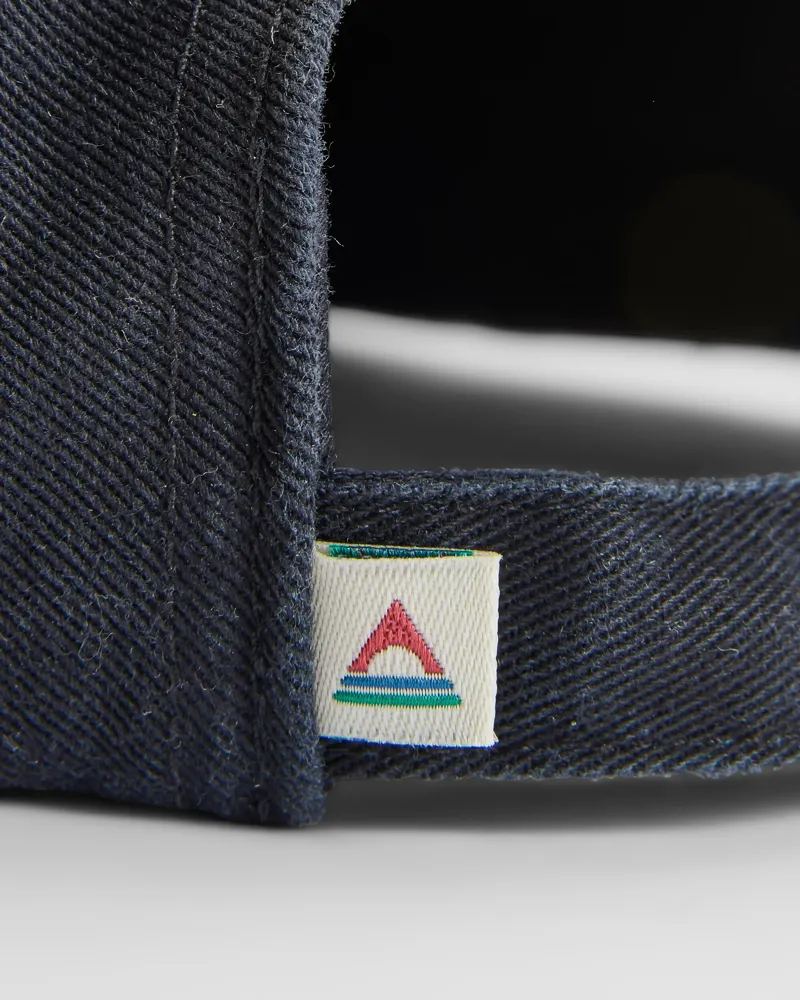 Passenger Fixie Organic 5 Panel Cap 2.0 in Faded Black-2