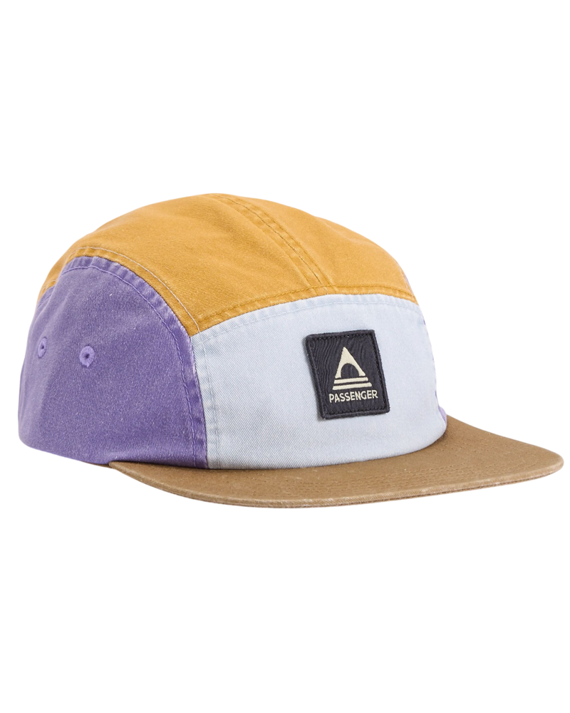 Passenger Fixie Organic 5 Panel Cap 2.0 in Purple Haze