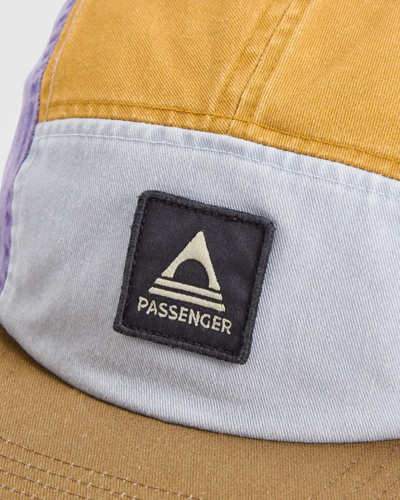 Passenger Fixie Organic 5 Panel Cap 2.0 in Purple Haze-2