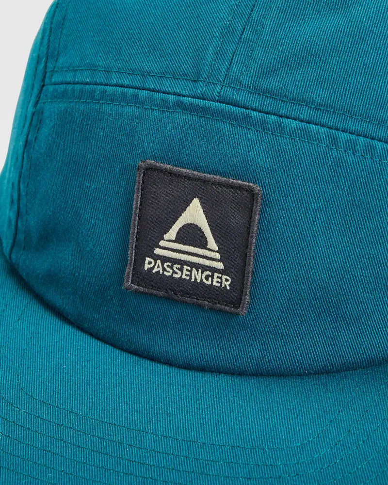 Passenger Fixie Organic 5 Panel Cap 2.0 in Tidal Blue-2