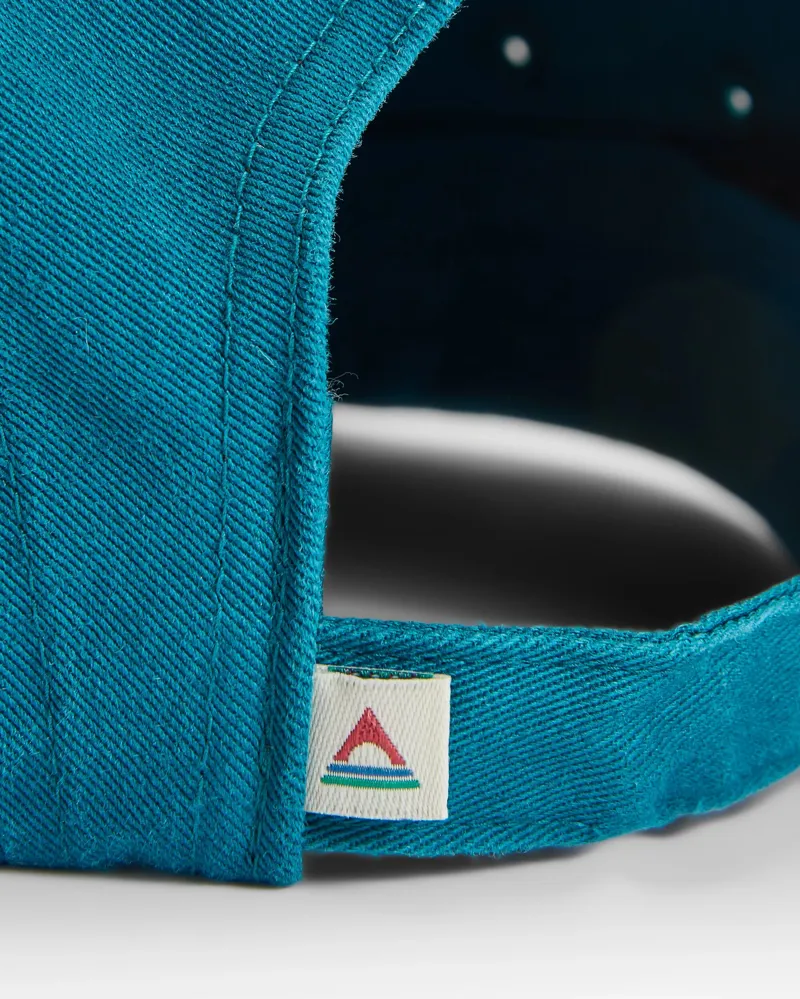 Passenger Fixie Organic 5 Panel Cap 2.0 in Tidal Blue-3