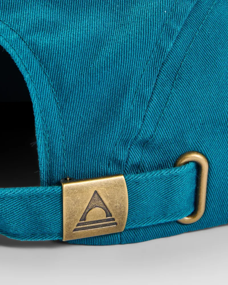 Passenger Fixie Organic 5 Panel Cap 2.0 in Tidal Blue-4