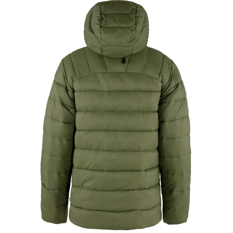 Fjallraven Men's Expedition Mid Winter Jacket in Green/Mustard Yellow-1
