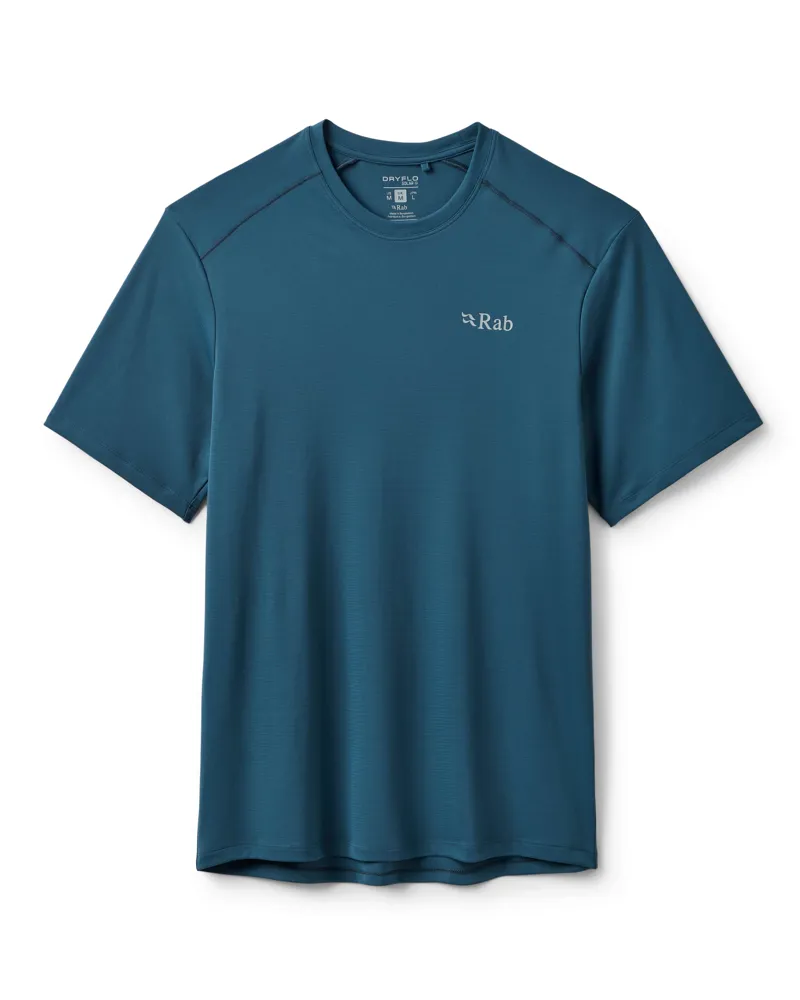 Rab Men's Force Esker Tee in Tempest Blue