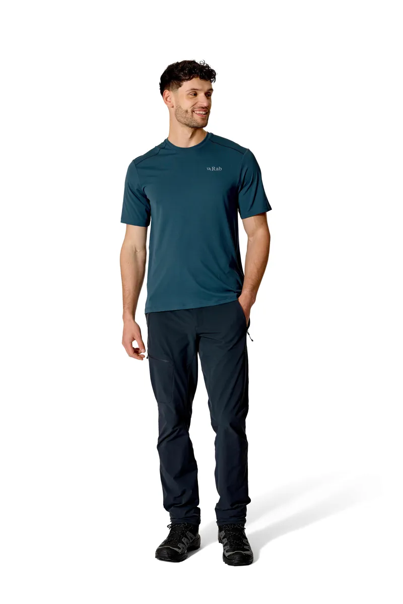 Rab Men's Force Esker Tee in Tempest Blue-2