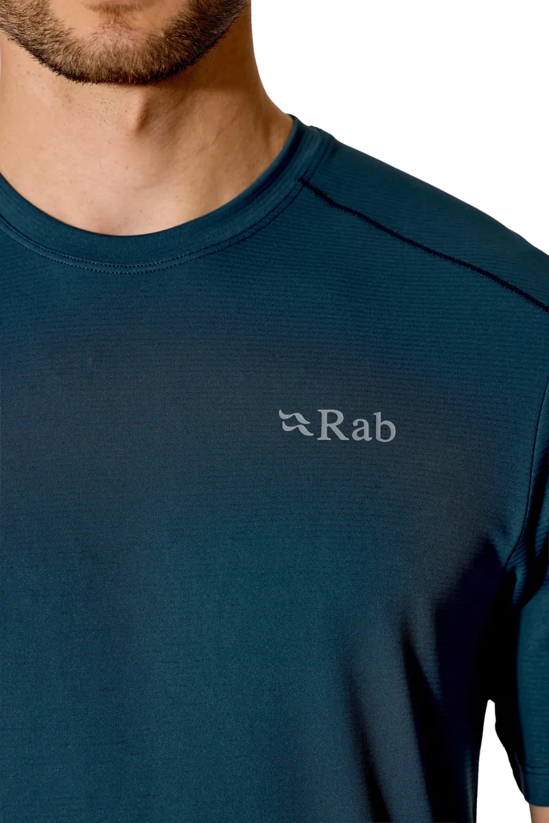 Rab Men's Force Esker Tee in Tempest Blue-5