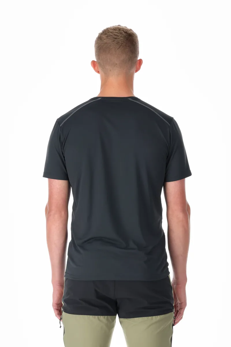 Rab Men's Force Short Sleeve T-Shirt in Beluga-3