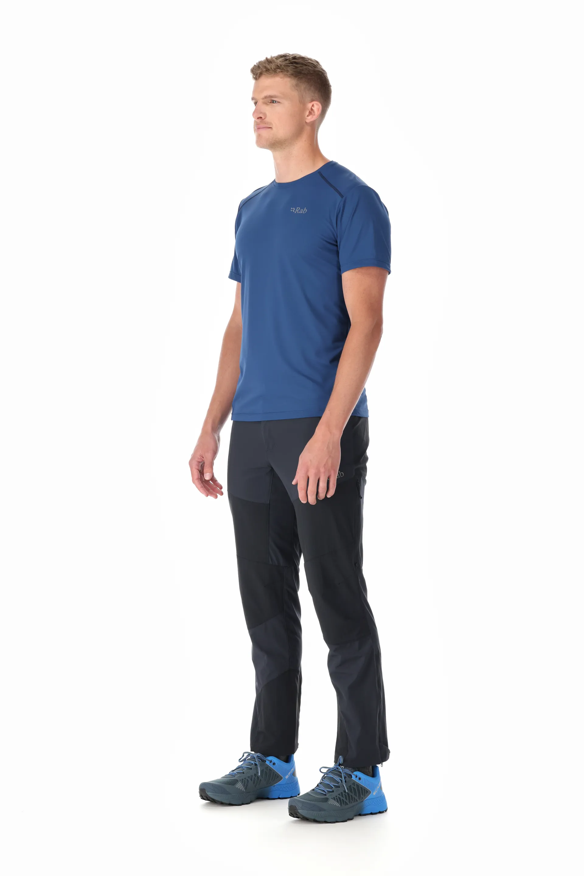 Rab Men's Force Short Sleeve T-Shirt in Nightfall Blue