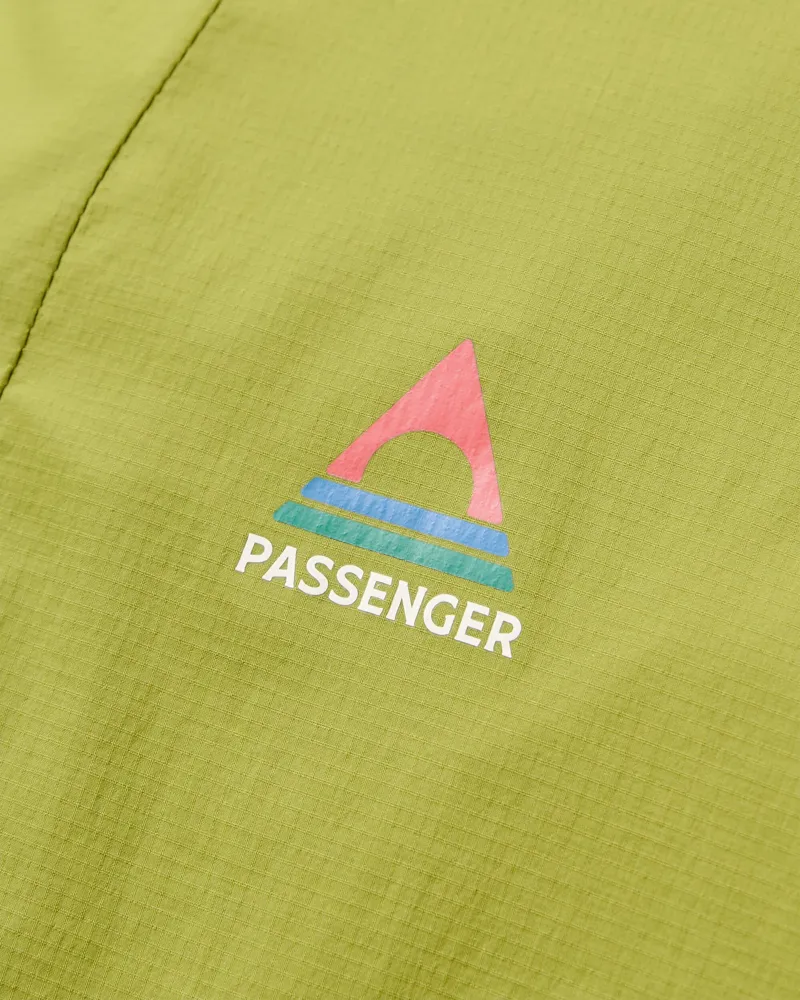 Passenger Men's Gusto Windshell Anorak in Tea Green-1