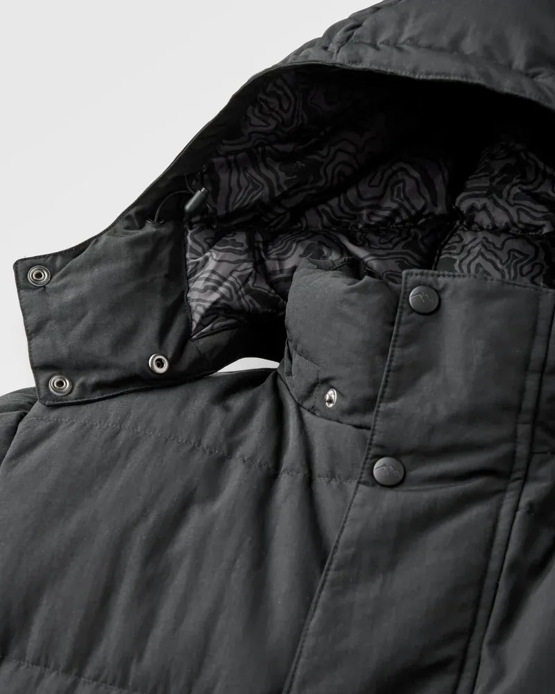 Passenger Men's Grounded Insulated Jacket in Black-3