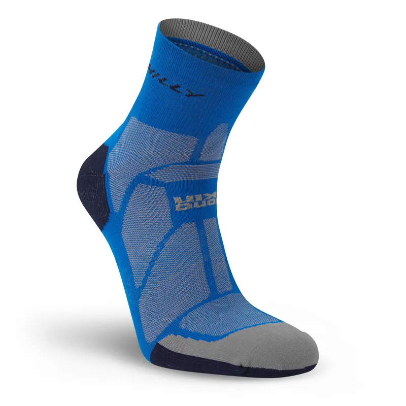 Hilly Marathon Fresh Anklet Min in Cobalt/Iron